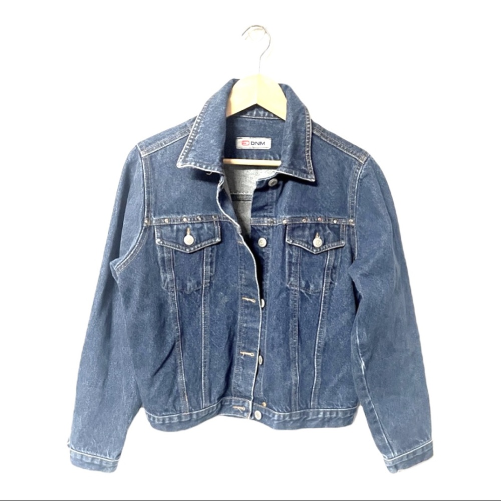 DNM  distressed 100% cotton no stretch denim jeans jacket